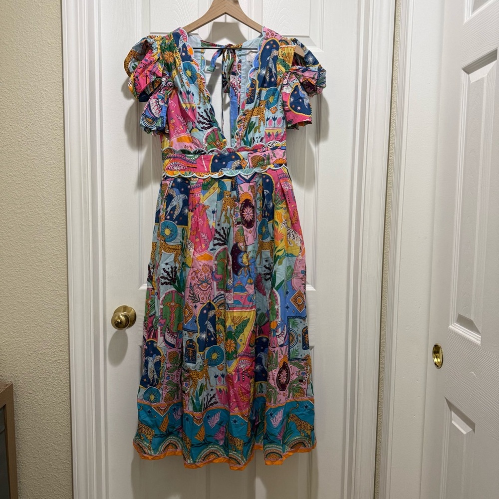 Colorful Bohemian Midi Dress